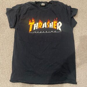 Black thrasher t shirt